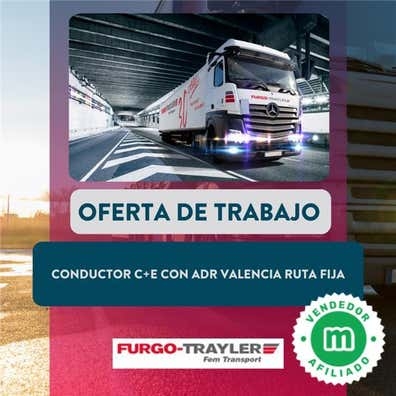 CONDUCTOR C+E CON ADR VALENCIA RUTA FIJA