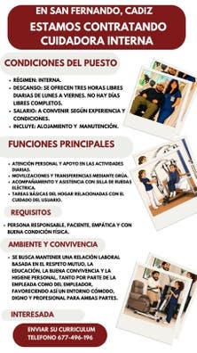 Empleo de interna