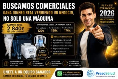 BUSCAMOS COMERCIALES ALTA RENTABILIDAD