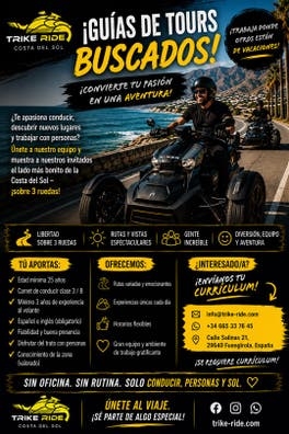 Únete como Tour Guide a nuestros tours e