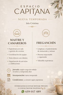 Solo personas con experiencia