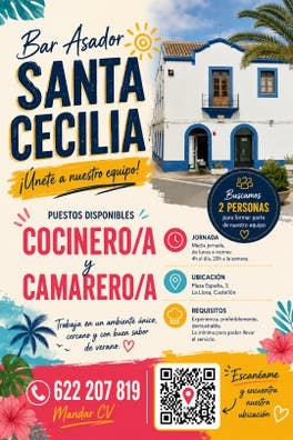 COCINERO/A y CAMARERO/A