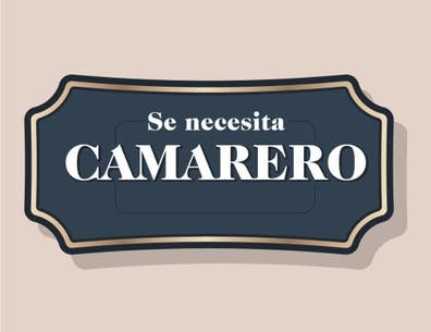 Se necesita camarero