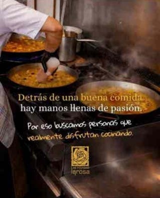 Restaurante Arroceria ofrece puesto