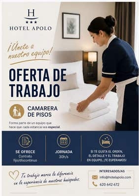 personal de limpieza para hotel