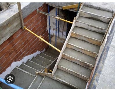 escalera de obra