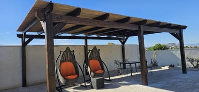 pérgolas y estructuras en madera