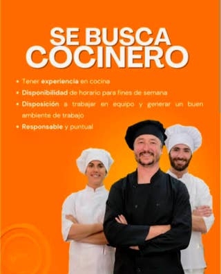 Buscamos Cociner@ o Ayudante de cocina