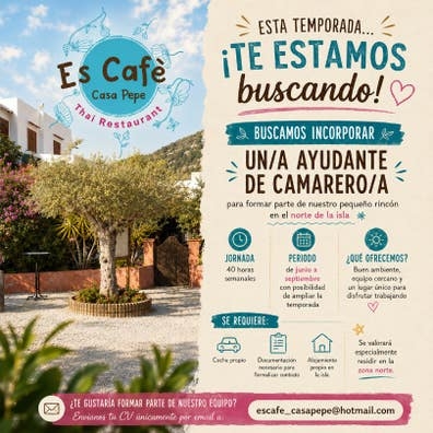 Buscamos CAMARERO/A