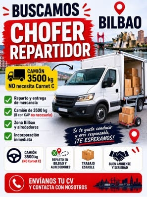 Chofer repartidor