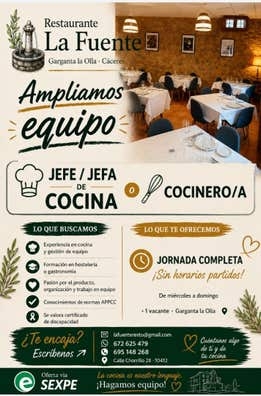Jefe/a de Cocina