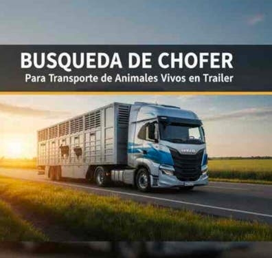 Chofer animales vivos