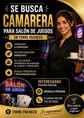 Se necesita camarera