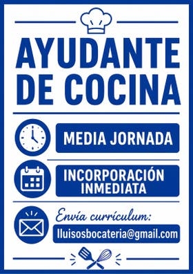 Ayudante de cocina VILA-REAL