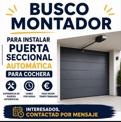 Busco montador puerta seccional automa