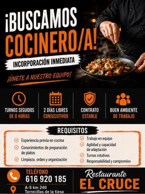 camarer@s, personal limpieza y cociner@s