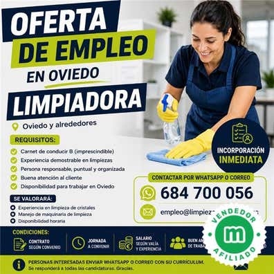 LIMPIADORA  CARNET EN OVIEDO