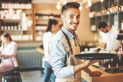 CAMARERO PARA CAFETERIA