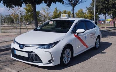 conductor taxi para Madrid
