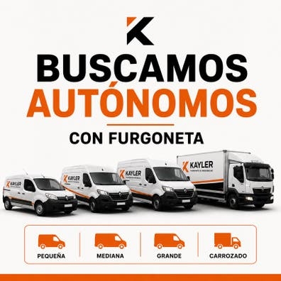 BUSCAMOS CHÓFERES CON FURGONETA PROPIA