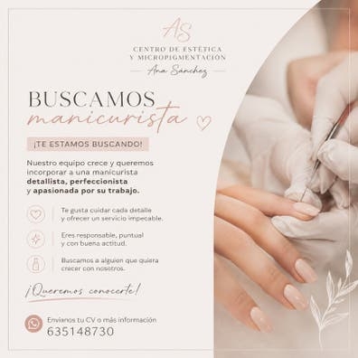 Manicurista / esteticista