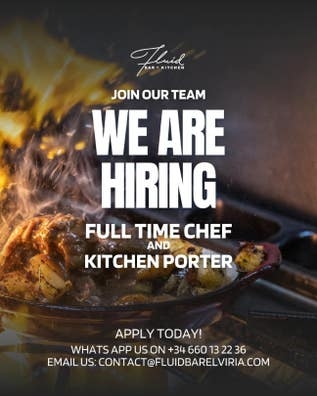 Se busca cocinero