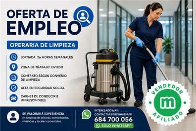 EMPLEO LIMPIEZA OVIEDO