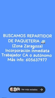 Repartidor paquetería ligera