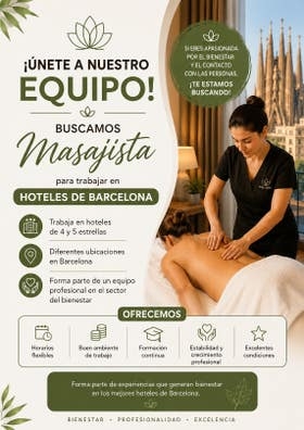 Se precisa masajista