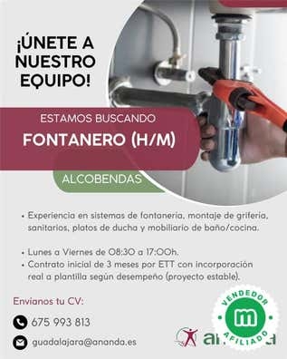 FONTANERO (H/M) ALCOBENDAS