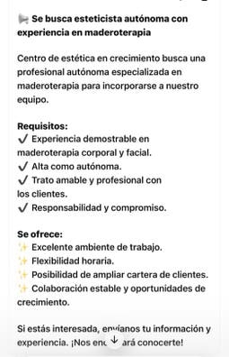 Ofrezco empleo
