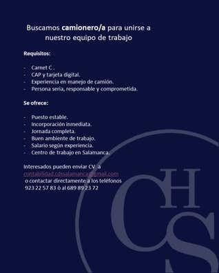 Conductor/a camión