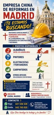 Empresa de reformas busca trabajadores