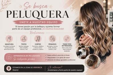 Se necesita peluquera