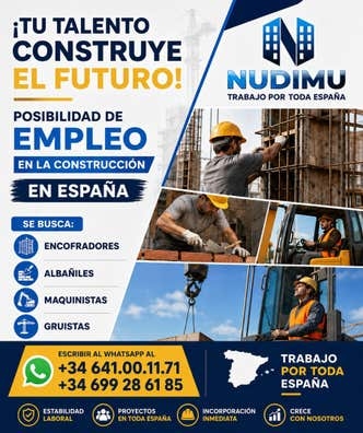 TRABAJOS EN CONSTRUCCIÓN