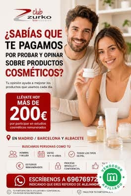 Participantes para estudios de mercado