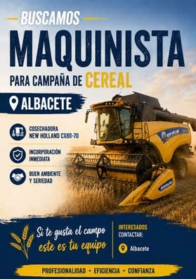Empleo de maquinista