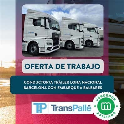 CONDUCTOR/A TRÁILER LONA NACIONAL