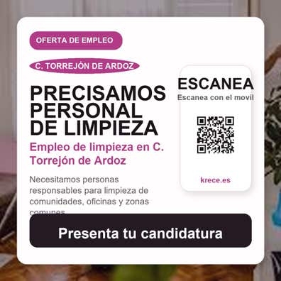 Se busca personal de limpieza