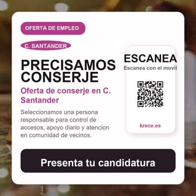 Buscamos conserje para comunidad de vec