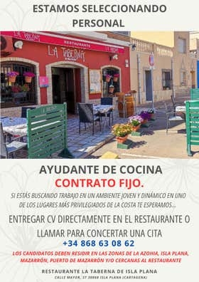 AYUDANTE DE COCINA