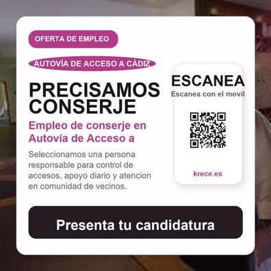 Buscamos conserje para comunidad de vec