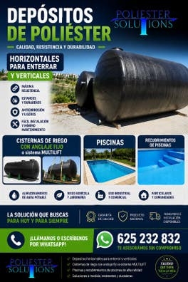 ☎️ 625 232 832 - DEPÓSITOS DE POLIESTER