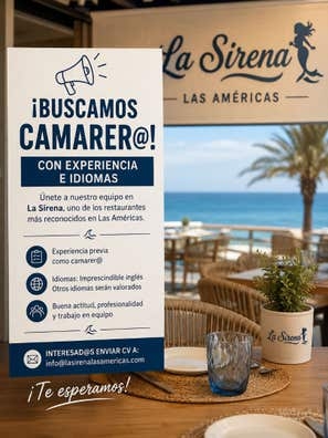 ¡Buscamos camarer@!