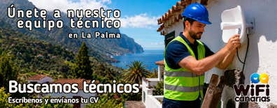Oferta de empleo: instalador de internet