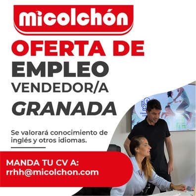 Vendedor/a para tienda en Granada capita