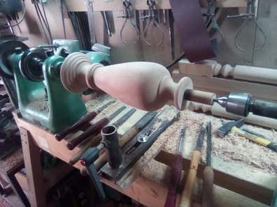 tornero de madera