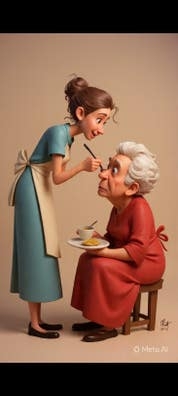 cuidado señora mayor