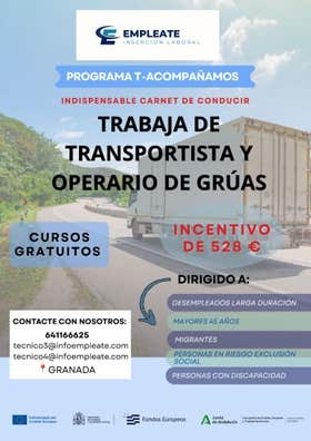 TRABAJA DE TRANSPORTISTA