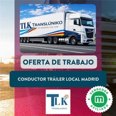 CONDUCTOR TRÁILER LOCAL MADRID